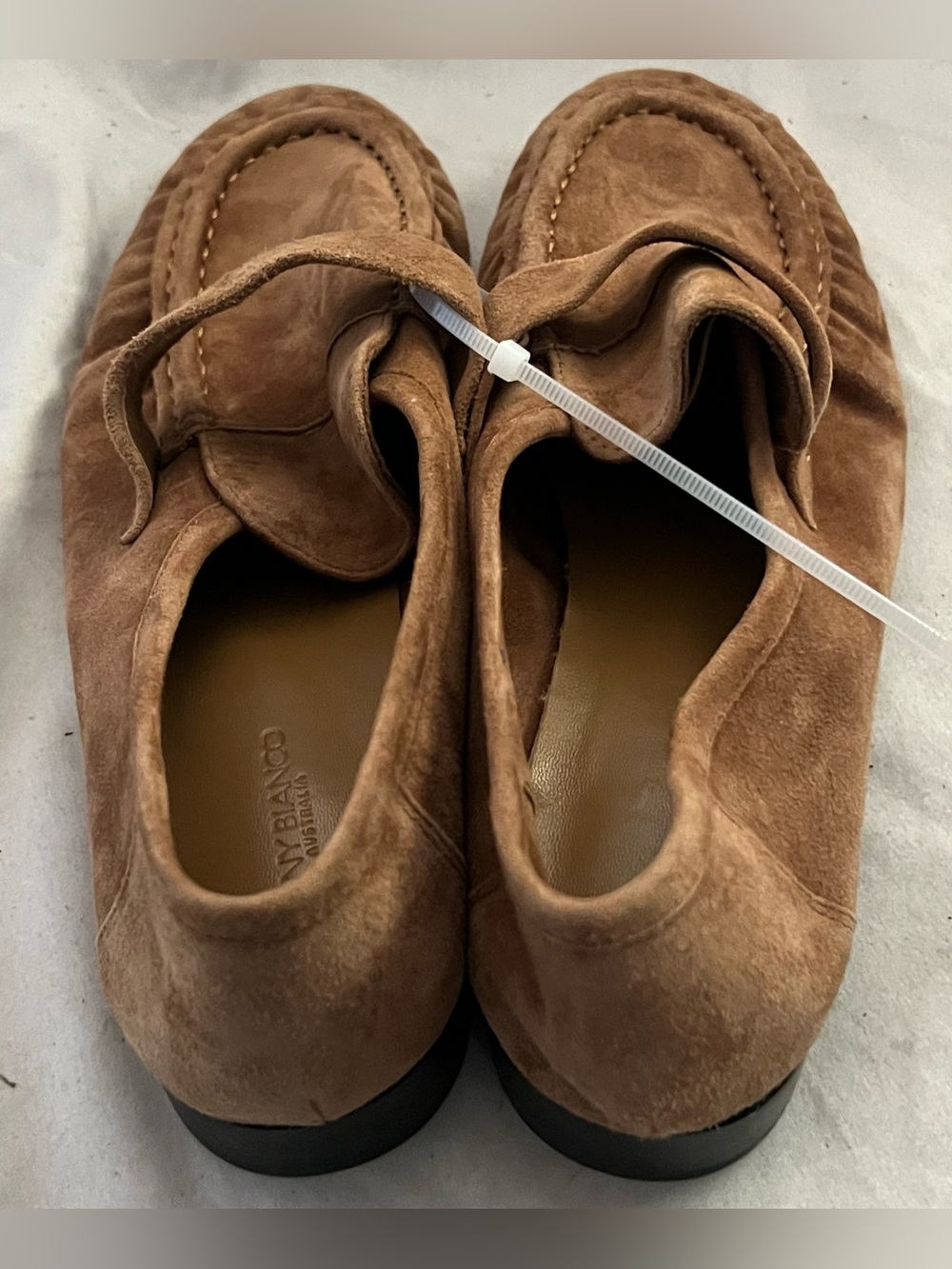 Tony Bianco GATSBY BROWN SUEDE LOAFER SLIP ON SHOES 7.5 NEW - Picture 5 of 10